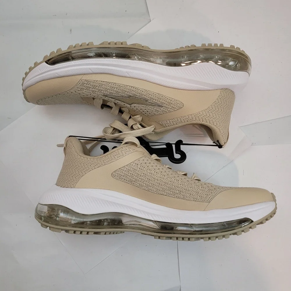 Avia Walking Sneakers Womens Size 6.5 Beige Tan Mesh Air Cushion AV12030W